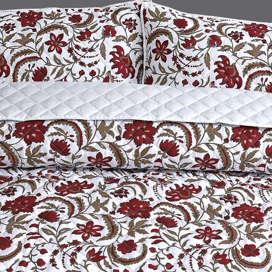 Aztec Maroon - Bedspread Set - Image 2