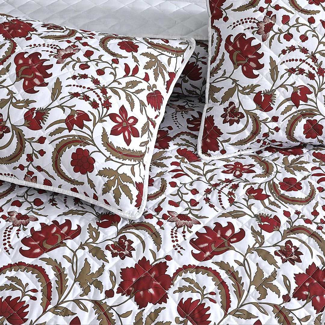 Aztec Maroon - Bedspread Set - Image 3