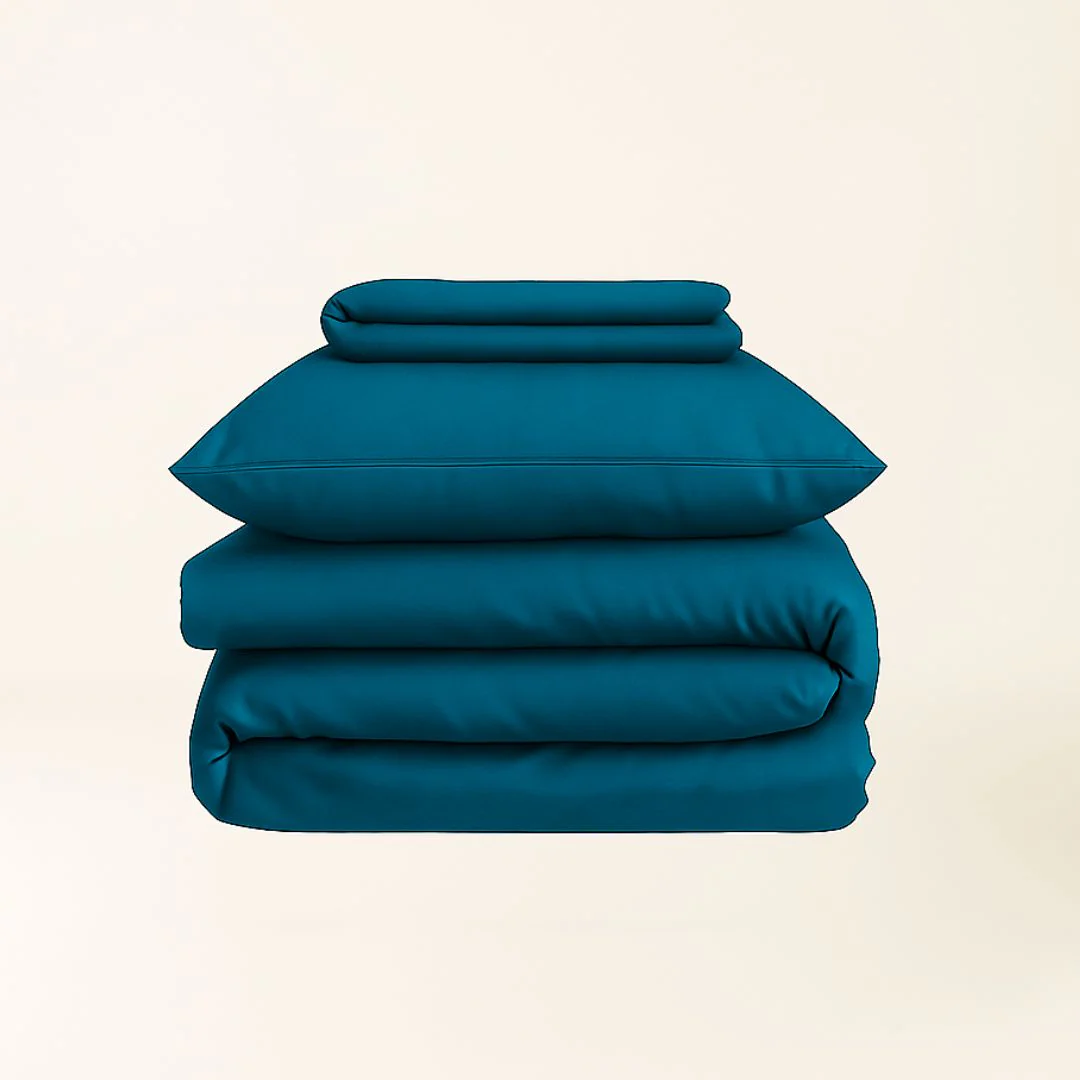 Azure Blue - Dyed Satin Set