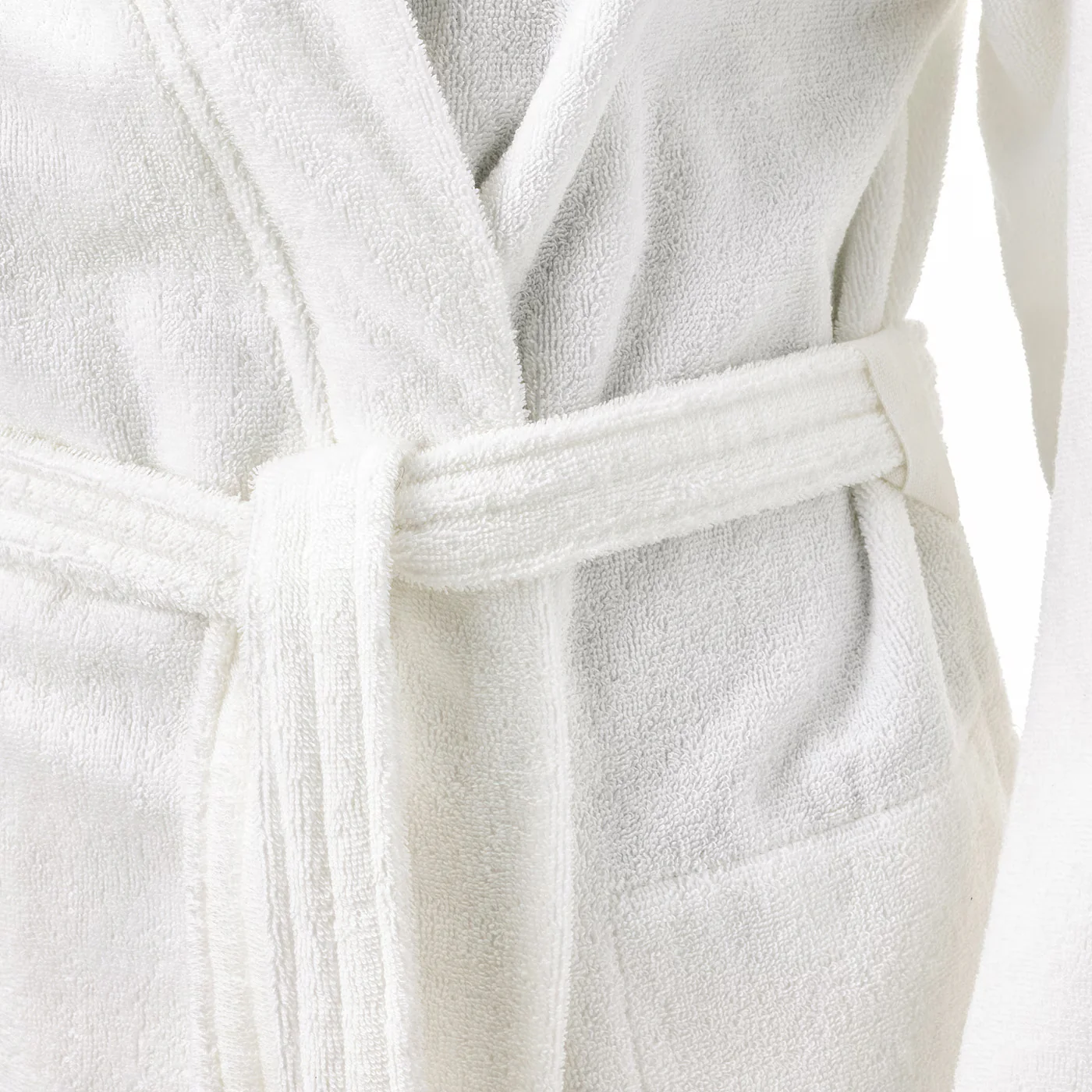 White Bathrobe - Adults - Image 2