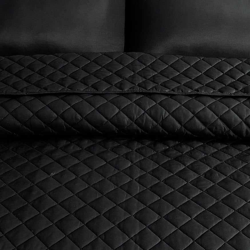 Black - Micro Sateen Bedspread - Image 3