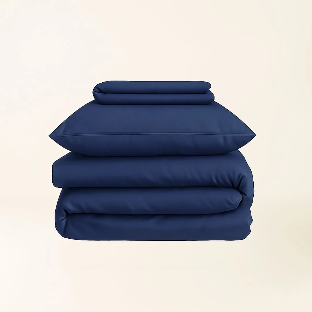Blue - Dyed Satin Set