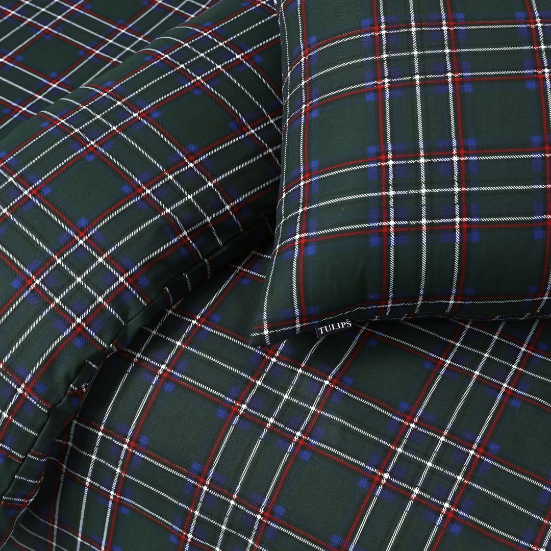 British Checked Green - Cot Set - Image 2