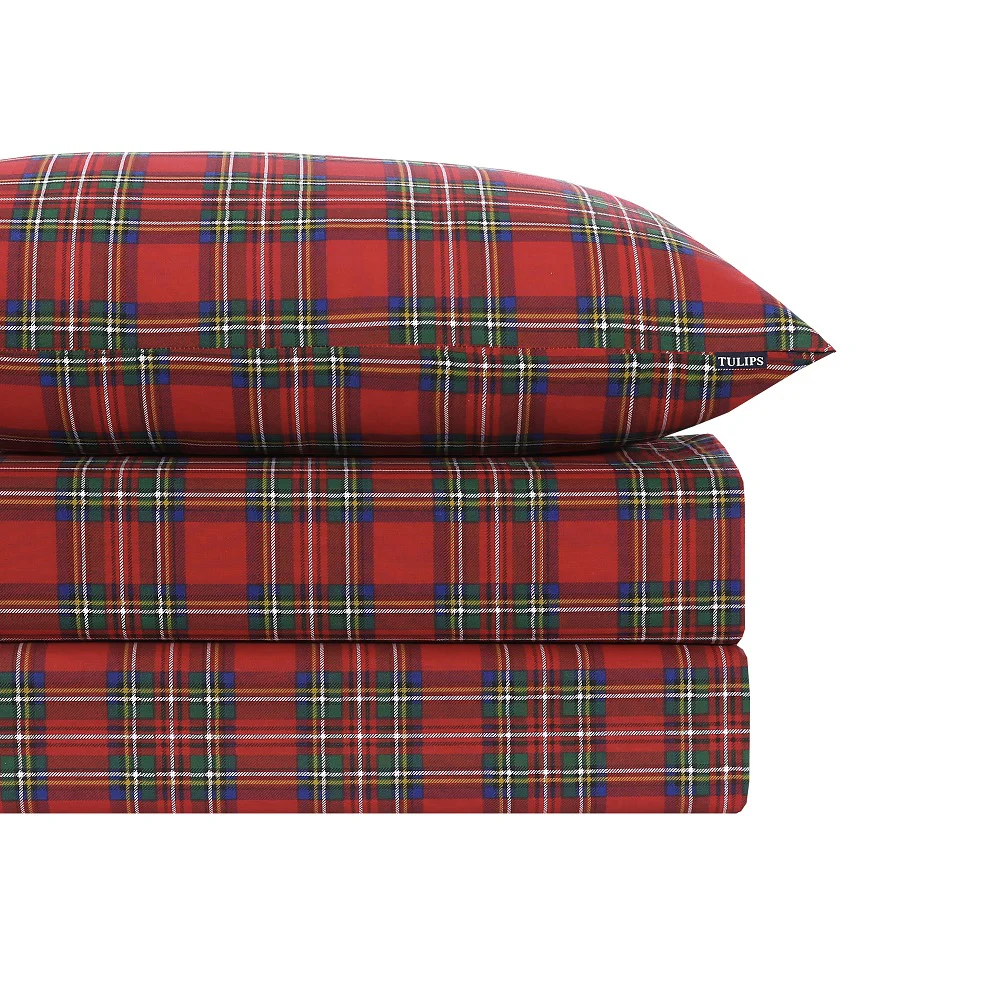 British Checked Red - Bedsheet - Image 2