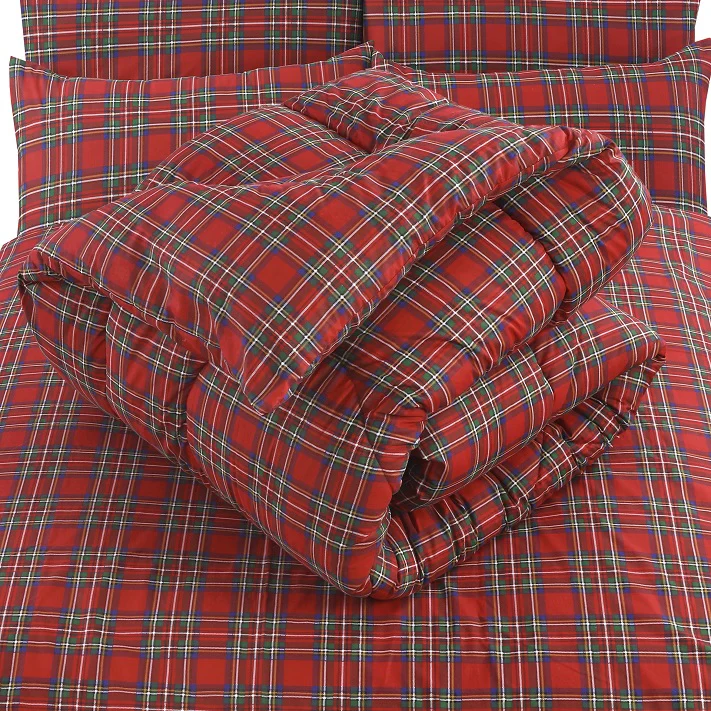 British Checked Red - Comforter - Image 4