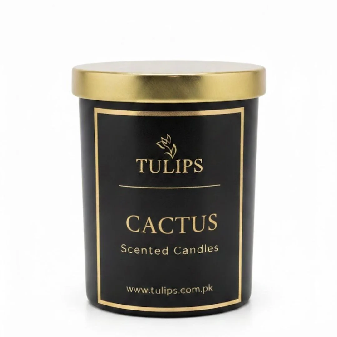 Cactus - Glass Candle - Image 3