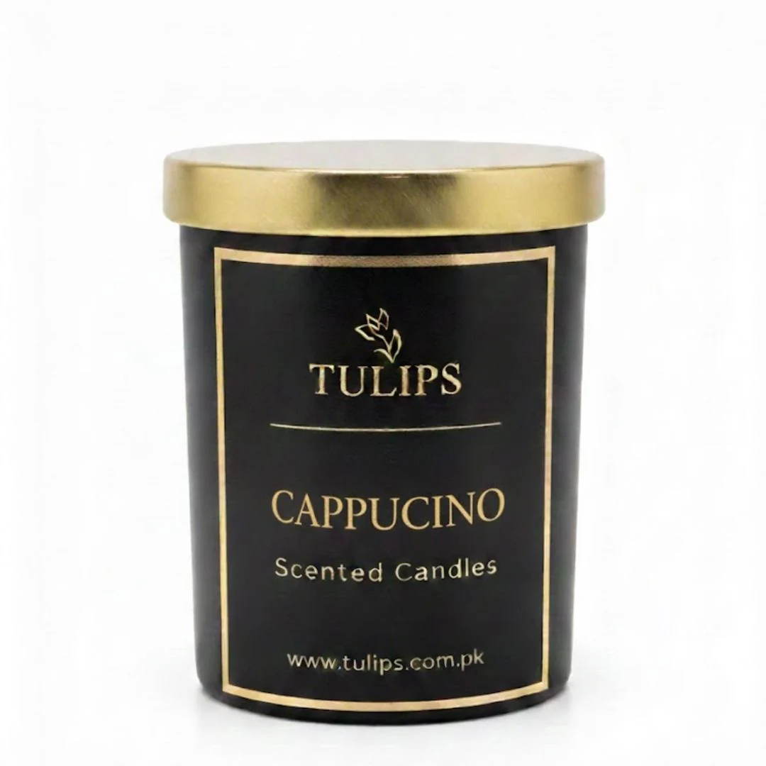 Cappuccino - Glass Candle - Image 3