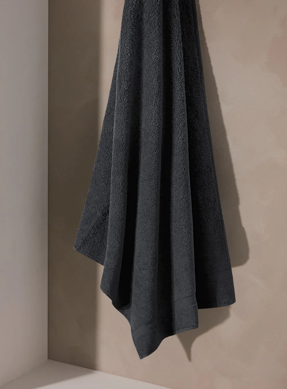 Charcoal- 100% Cotton Terry Towel - Image 4