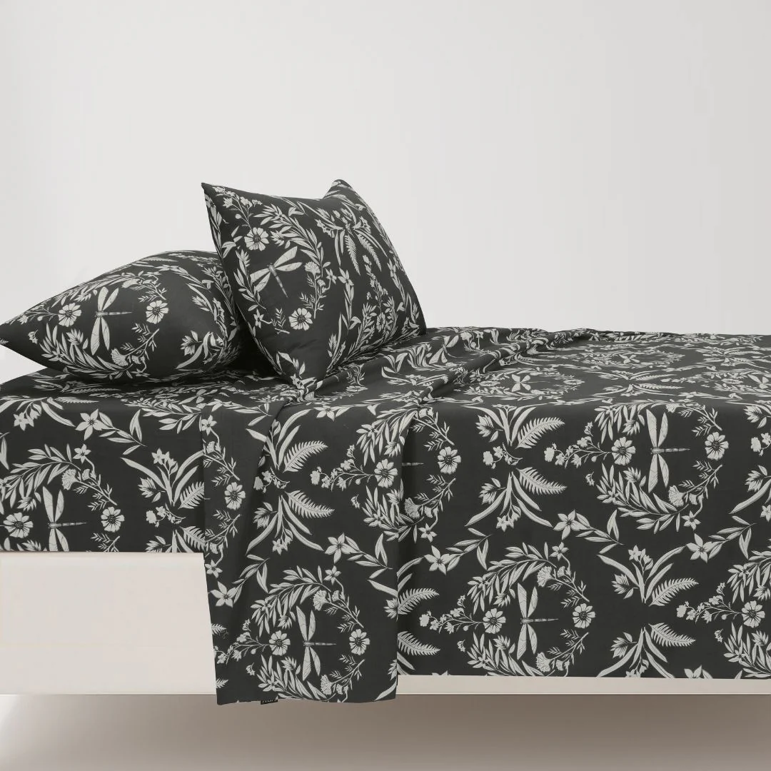 Charcoal Mist - Bedsheet