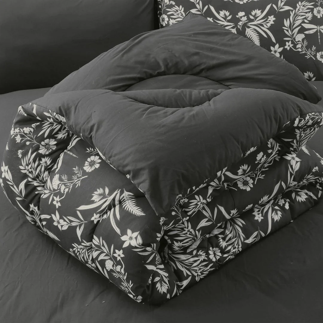 Charcoal Mist - Quilt Cover Set - Image 4