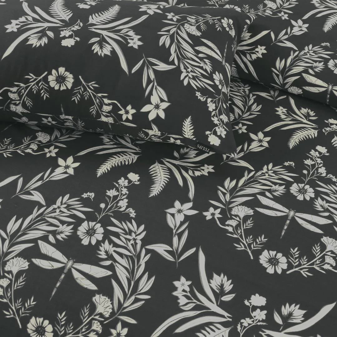 Charcoal Mist - Fitted Sheet - Image 2