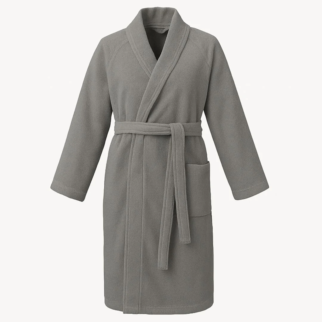 Grey Bathrobe - Adults