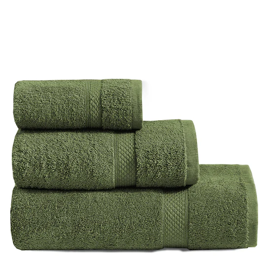 Olive- 100% Cotton Terry Towel