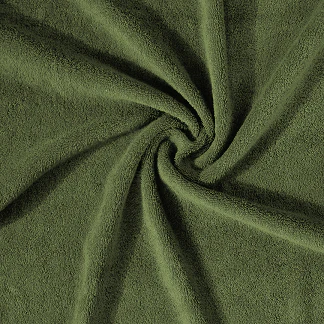 Olive- 100% Cotton Terry Towel - Image 3