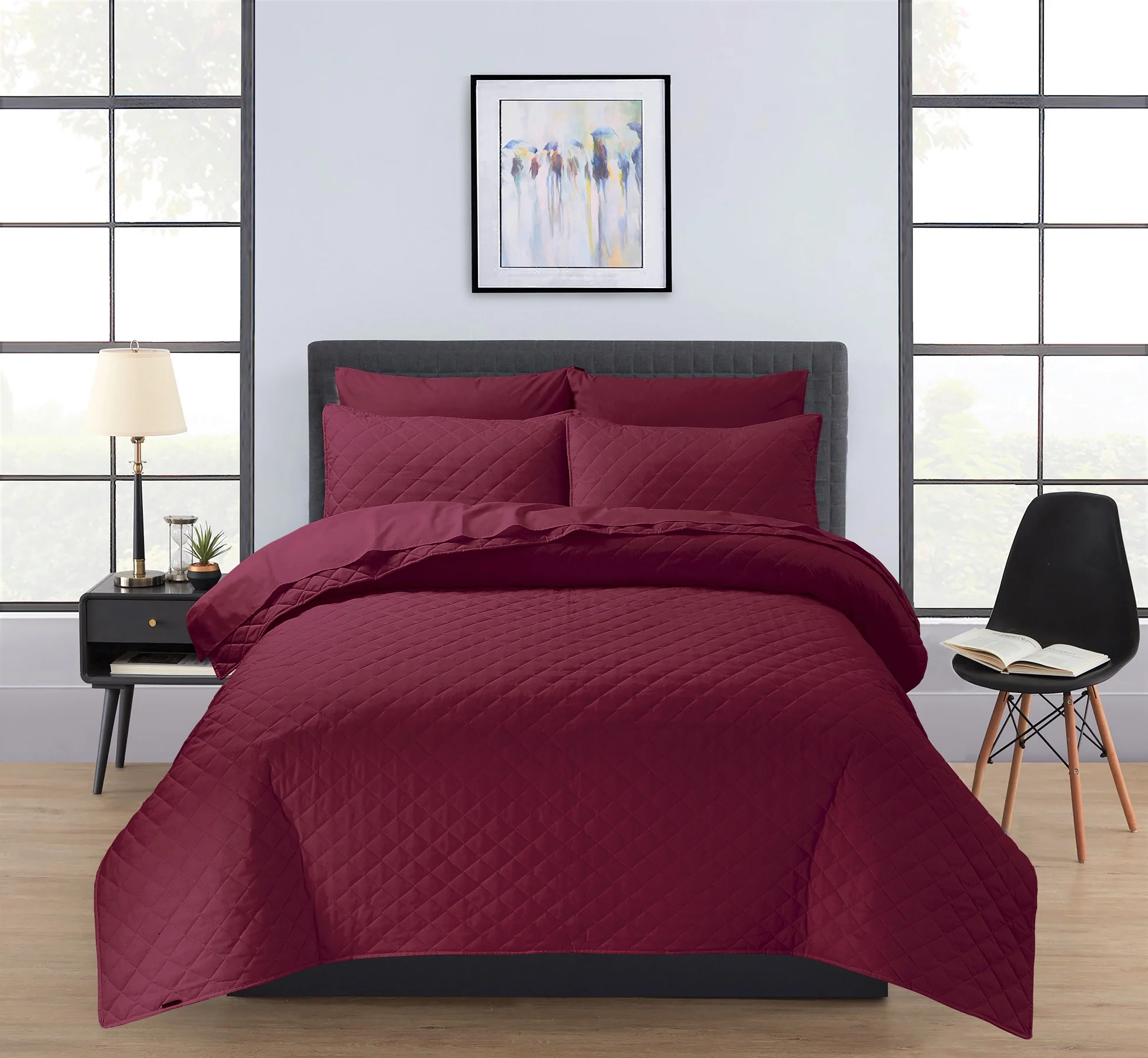 Plum - Bedspread Set