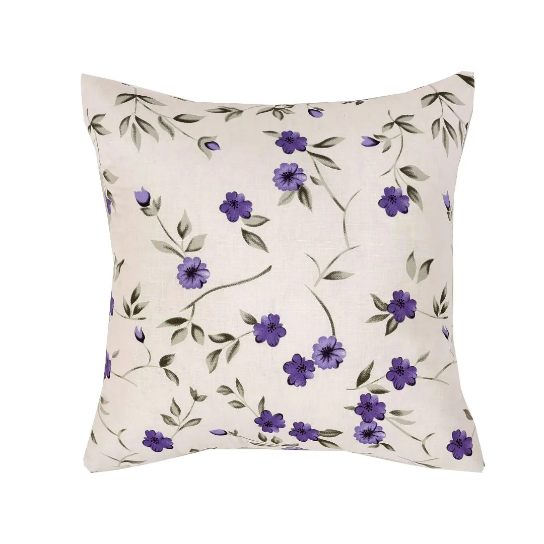 Purple Floral - Cushion Covers