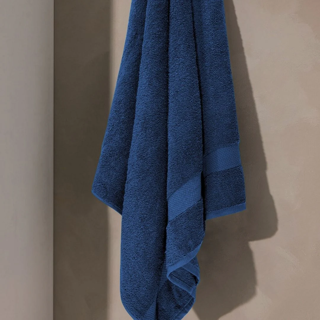 Sapphire Blue - 100% Cotton Terry Towel - Image 2