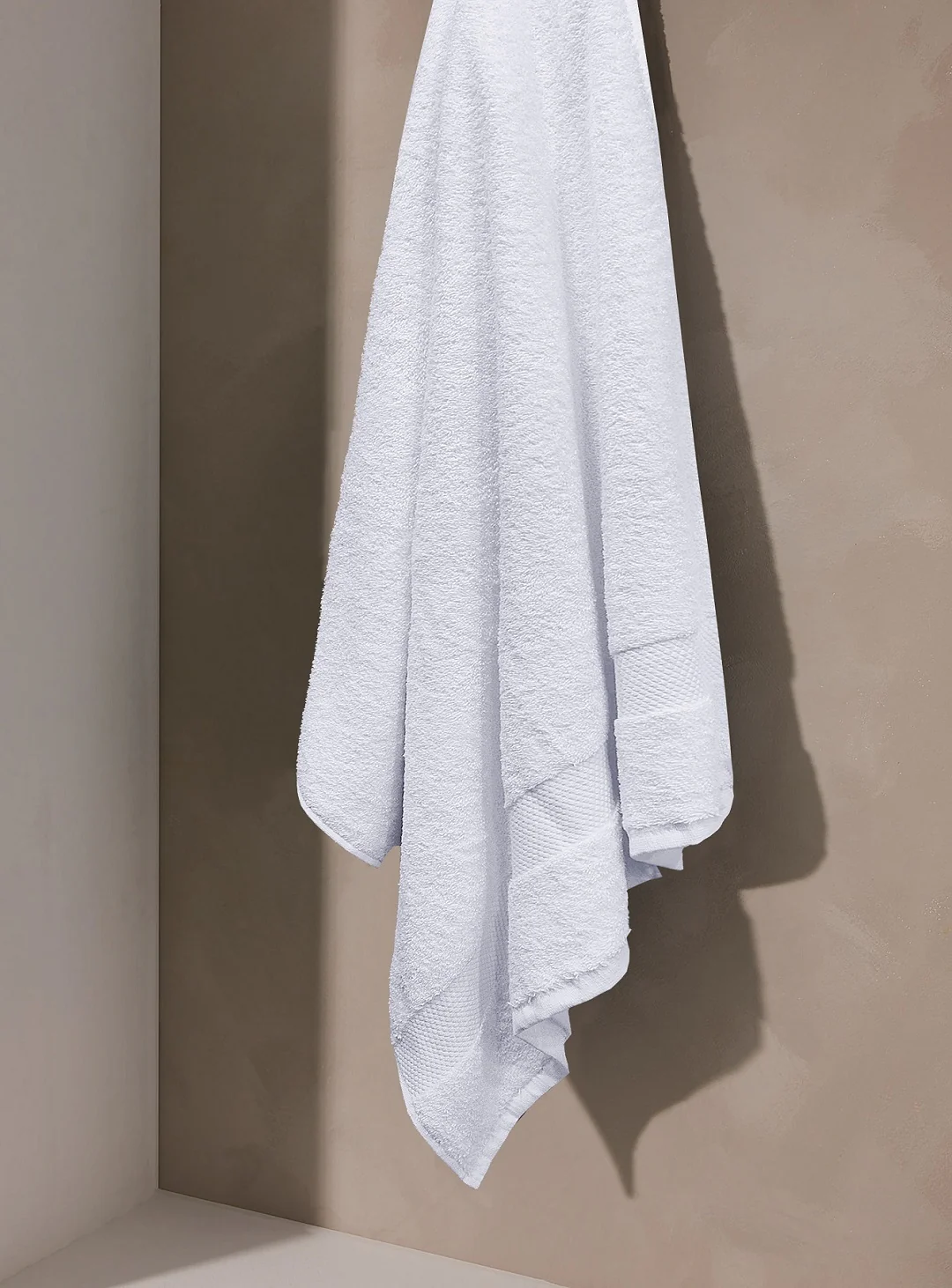 White - 100% Cotton Terry Towel - Image 4