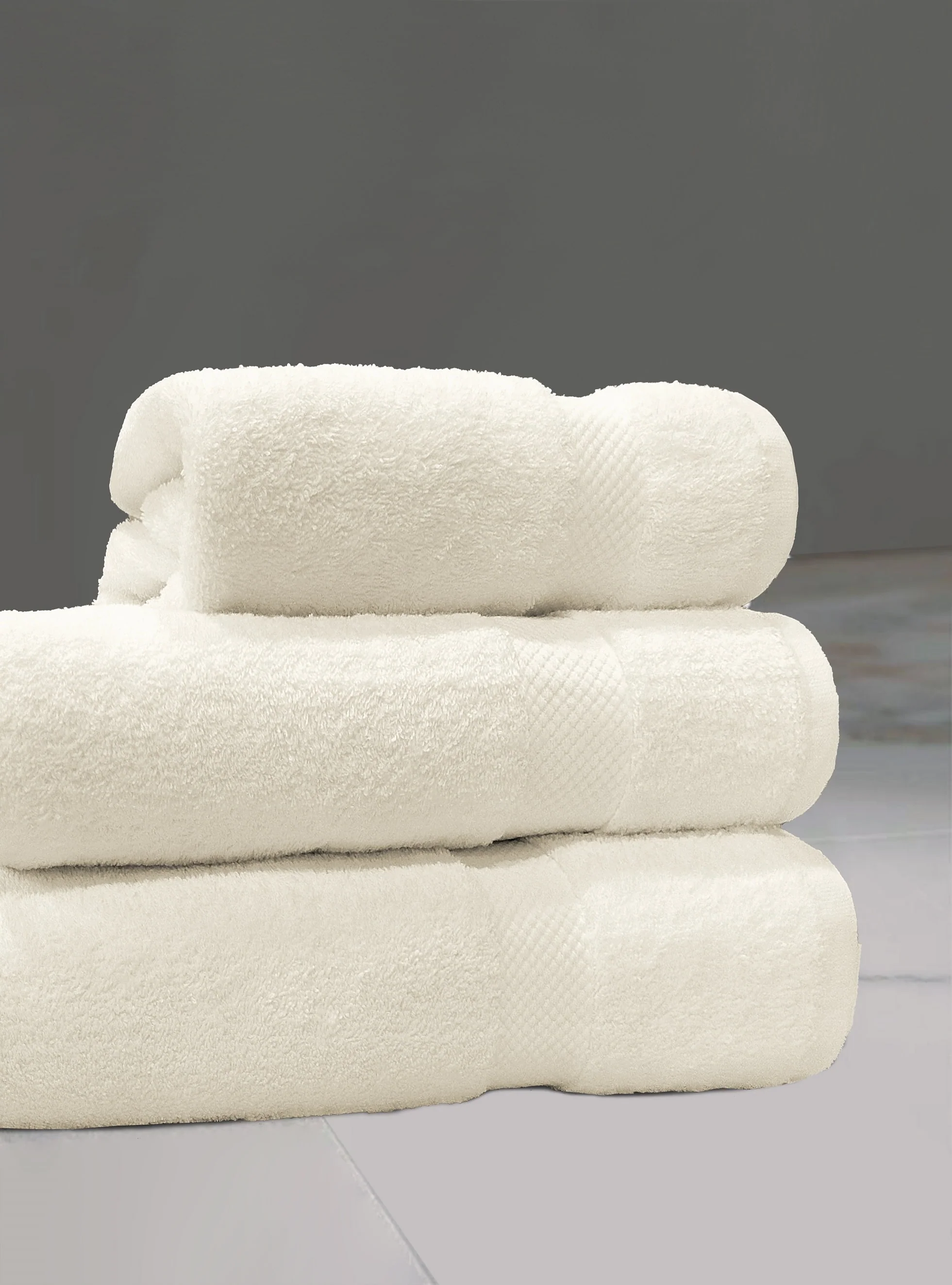 Cream- 100% Cotton Terry Towel - Image 4